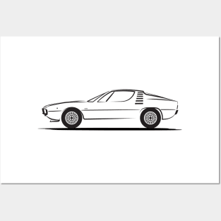 Alfa Romeo Montreal Black Posters and Art